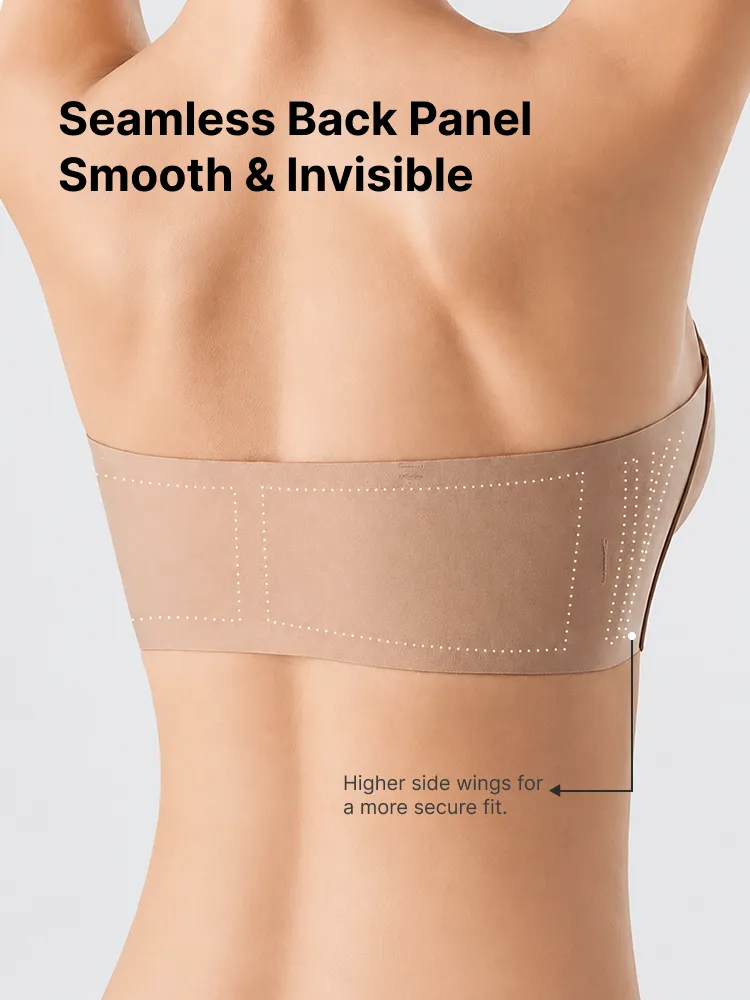 Women's Strapless Front Closure Push-Up Bra