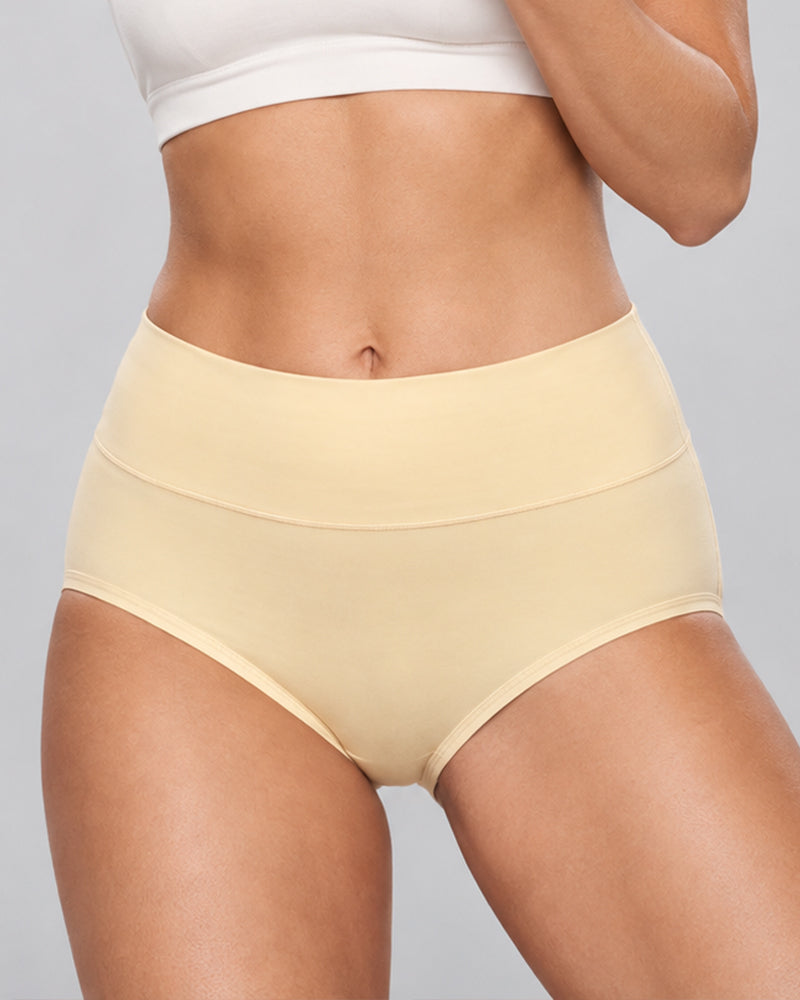 5-Pack High-Waisted Cotton Briefs