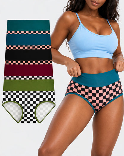 5-Pack High-Waisted Cotton Briefs