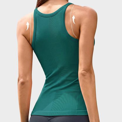 Built-In Bra Racerback Sports Cami Top